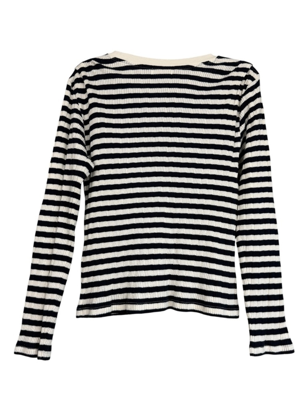 Evereve Nation LTD Thermal Waffle Striped Long Sleeve Top - Picture 5 of 8